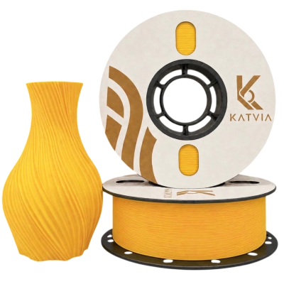 Katvia 3D PLA Filament Sarı – Yüksek Baskı Kalitesi ve Canlı Renk