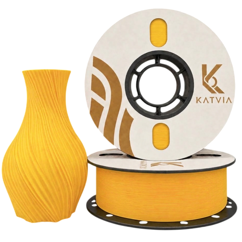 Porix 3D PLA Filament Sarı - Pürüzsüz Yüzey ve Canlı Renk