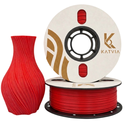 Katvia 3D PLA Filament Kırmızı 1.75mm 1Kg