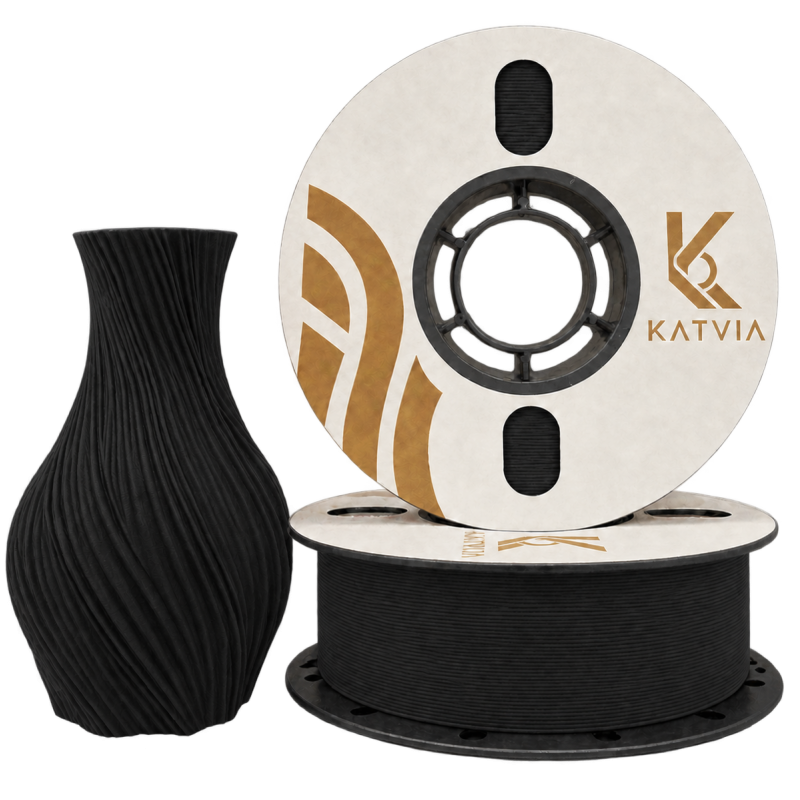 Katvia 3D ABS Filament Siyah 1.75mm 1Kg